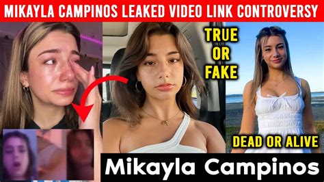 mikayla campino nude|Hot tiktoker Mikayla campinos leaked video